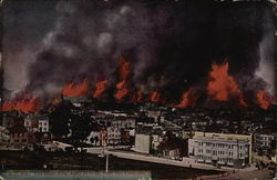 The Great Fire, April 18 to 21, 1906 San Francisco, CA Postcard Postcard