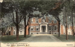 High School Gloversville, NY Postcard Postcard