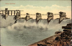 Gatun Spillway Postcard
