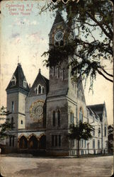 Town Hall and Opera House Ogdensburg, NY Postcard Postcard