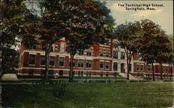 The Technical High School Postcard