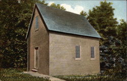 First Church Built 1634 Postcard