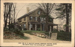 Dr. S.F. Smith's House Postcard
