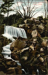 Lower Falls, Lover's Brook, Middlesex Fells Postcard