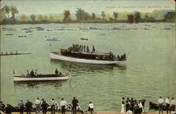 Regatta on Connecticut River Postcard
