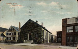 Historical Hall, Taunton Massachusetts Postcard Postcard