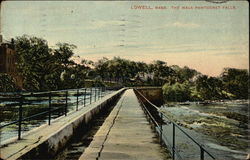 The walk at Pawtucket Falls Lowell, MA Postcard Postcard