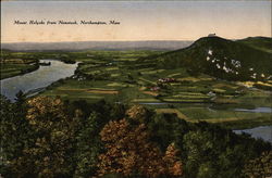 Mount Holyoke from Nonotuck, Northampton, Massachusetts Postcard