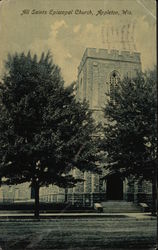 All Saints Episcopal Church, Appleton, Wis Wisconsin Postcard Postcard