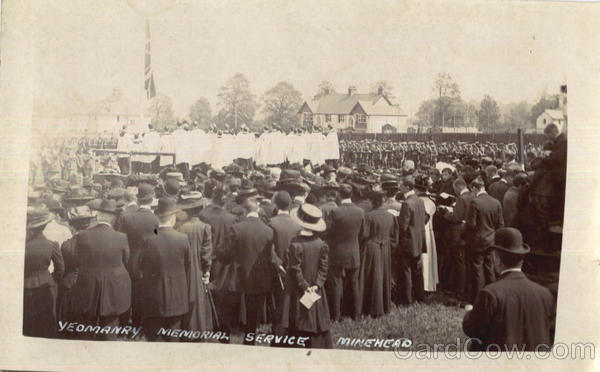 Yeomanry Memorial Service Minehead UK Events