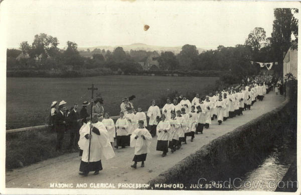 Masonic And Clerical Procession Washford UK Events