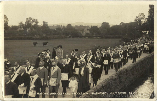 Masonic And Clerical Procession Washford UK Events