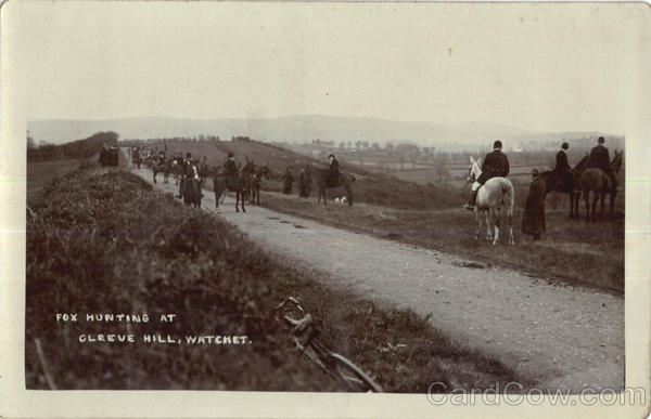 Fox Hunting At Cleeve Hill Watchet UK