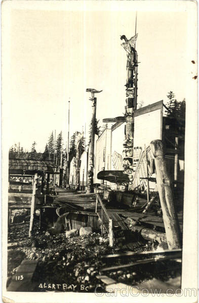 Alert Bay Totem Poles Native Americana