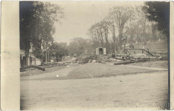 Building or Debris after Fire Disasters