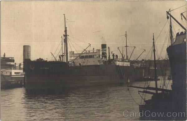 Ship 'Driftwood' in port Riverboats