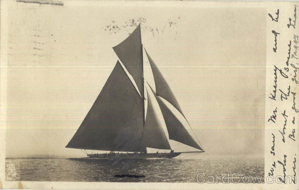 Sailboat in the ocean Sailboats