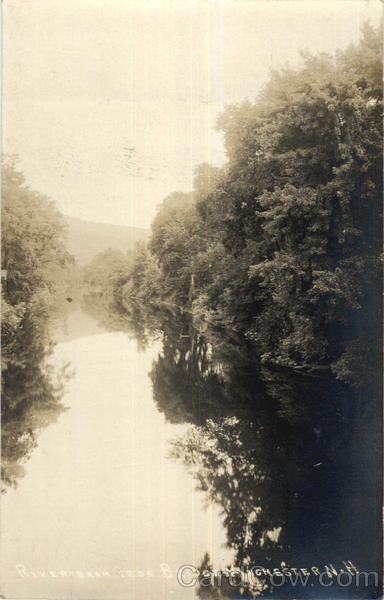 River From Iron Bridge Winchester New Hampshire