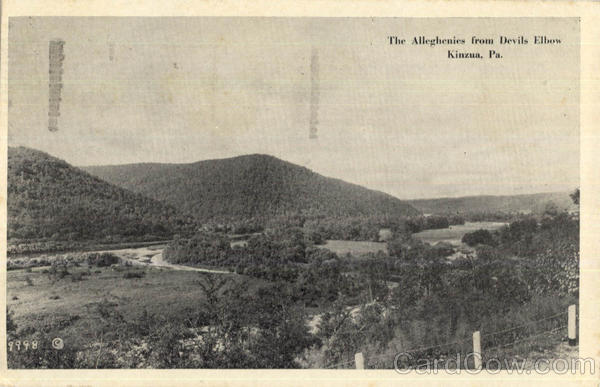 The Alleghenies From Devils Elbow Kinzua Pennsylvania