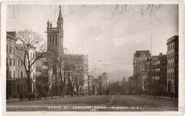 State St. Looking Down Albany New York