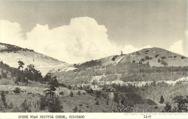 Scene Near Cripple Creek Scenic Colorado