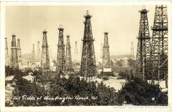 Oil FieldsAt Huntington Beach California