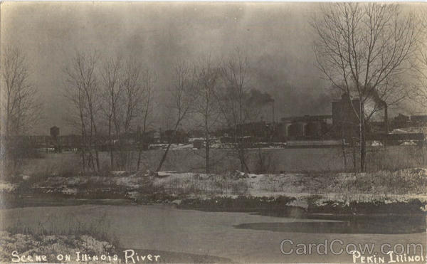 Scene On Illinois River Pekin