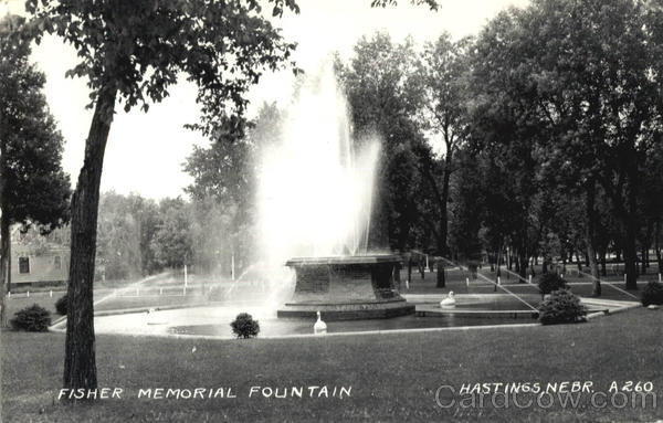 Fisher Memorial Fountain Hastings Nebraska