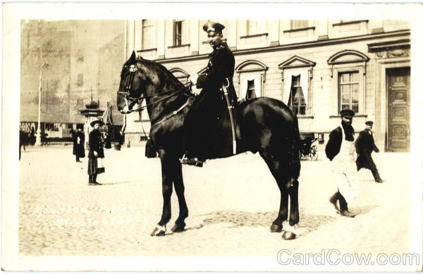 Mounted Russian Police St. Petersburg