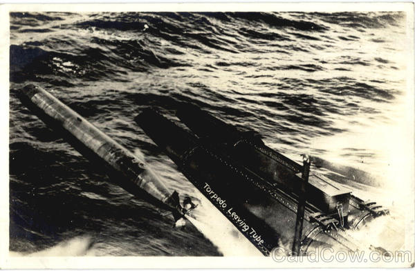 Torpedo Leaving Tube Navy