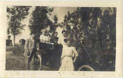 Group in Auto Transportation Postcard Postcard