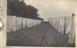 Army Tents Postcard