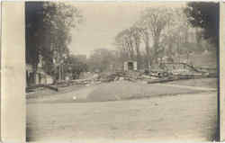 Building or Debris after Fire Postcard