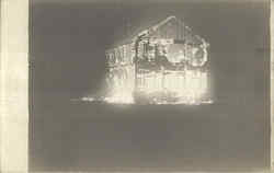 House on Fire Postcard