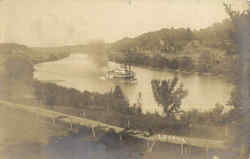 Paddlewheel Riverboat Lorena Postcard