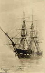 U. S. Frigate Constitution Postcard