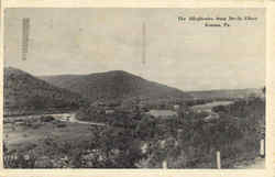 The Alleghenies From Devils Elbow Postcard