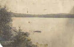 Big Moose Lake from Camp Grad Postcard