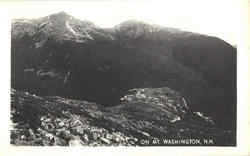 On Mt. Washington Mount Washington, NH Postcard Postcard