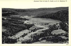 Airplane View Of Lake Ft. Smith Scenic, AR Postcard Postcard