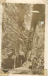 Paradise Alley , Panama Rocks New York Postcard Postcard