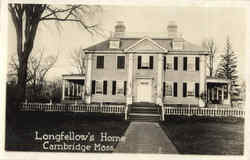 Longfellow's Home Postcard