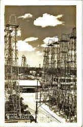 Canyon Between Oregon Oil Wells Postcard