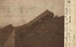 Wreck on D & H. at State Line Postcard