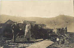 View Of Wreckage Postcard
