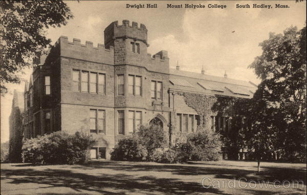 Dwight Hall, Mount Holyoke College South Hadley Massachusetts
