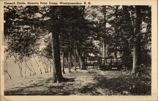 Geneva Point Camp - Council Circle Winnipesaukee New Hampshire