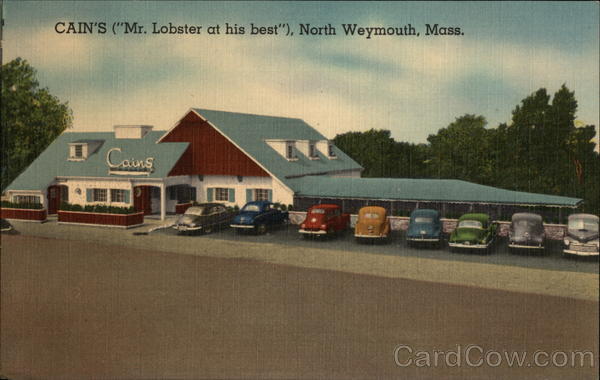 Cain's Lobster House North Weymouth Massachusetts