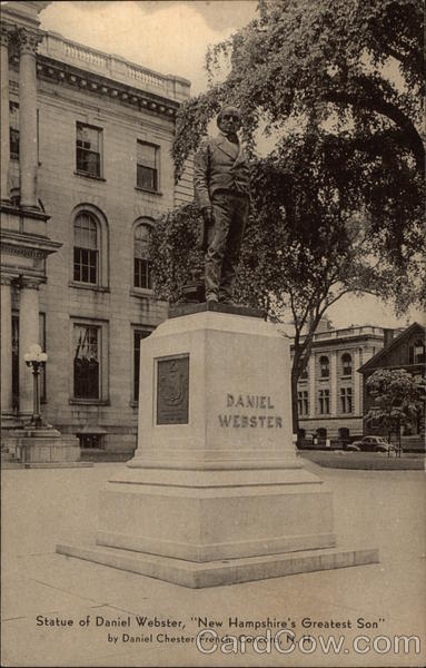 Statue of Daniel Webster Concord New Hampshire