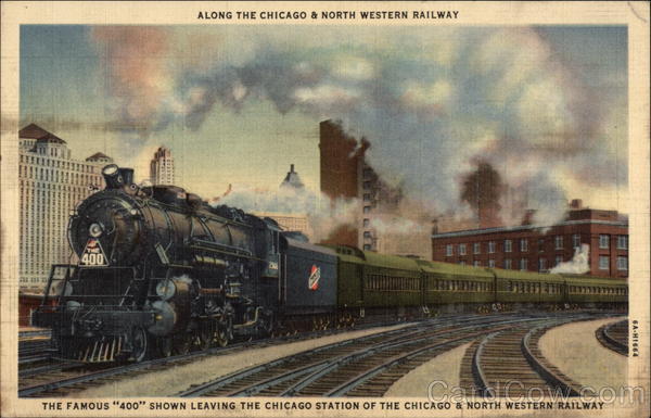 Along the Chicago & North Western Railway Railroad (Scenic)